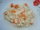 Riz au Boursin et au surimi