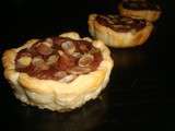 Tartelette poire-chocolat amandine