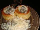 Vol-au-vent d'escargots au Riesling