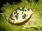 Avocat farci au thon mayonnaise