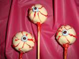 Cake pops yeux globuleux ( pour Halloween )