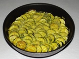 Gratin de courgettes au lait de coco et curry