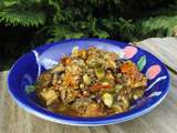 Ratatouille de lentilles vertes