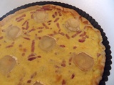 Tarte au fromage de chèvre et aux lardons