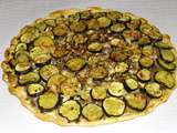 Tarte aux courgettes, à la feta et à la viande hachée