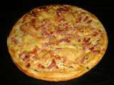 Tarte aux oignons, lardons et maroilles façon flammekueche