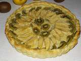 Tarte aux pommes et aux kiwis