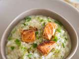 Risotto au saumon & citron vert