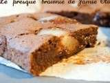 Brownie poire et chocolat