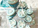 Cupcakes Reine des Neiges – Sans gluten sans lait