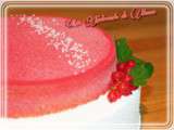 Entremets groseilles litchis