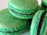 Macarons chocolat poire