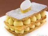 Mille feuilles à la crème de Calisson