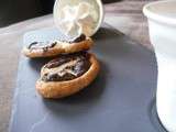 Palmiers chocolat noisettes