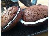 Whoopies cacao, cardamome et amandes amères