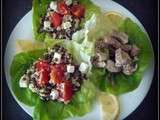 Salade de lentilles et boulgour