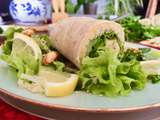 Wrap houmous, brocolis et quinoa