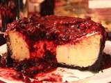 Cheesecake chocolat blanc et fruits rouges