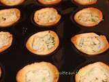 Mini-tartelettes apéro au crabe et citron vert