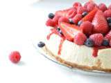 Cheesecake citron et fruits rouges