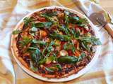 Pizza coppa, tomates cerise, roquette & mozzarella