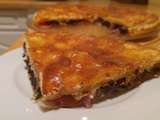 Tourte boudin noir, tomates cerise & ricotta