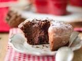 {Saint-Valentin } Moelleux au chocolat & à la crème de marron