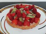 Tarte dacquoise aux fruits