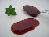 Confiture de fraises, menthe et vinaigre balsamique