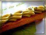  Faux   éclair pistache