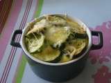 Gratin courgettes-saumon fumé