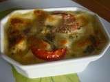 Gratin de courgette et tomates