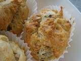 Muffins poulet-Bleu d'Auvergne