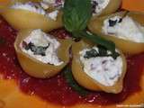 Conchiglionni ricotta-coppa-basilic