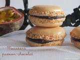 Macarons passion-chocolat