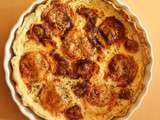 Tarte ou quiche au fromage chavignol