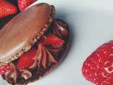 Macarons Chocolat et Fraise