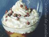 Verrine Banane, Chocolat et Chantilly à la fève de tonka