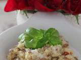 Risotto aux Champignons, Tomates séchées et Parmesan