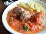 Boulettes à la sauce tomate façon belge