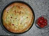 Clafoutis salé aux tomates cerises