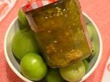 Confiture de tomates vertes