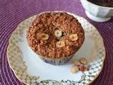 Muffins framboises, mûres, sureaux et noisettes