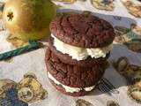 Whoopie Pies poires-chocolat-vanille