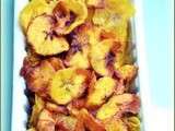 Chips de banane plantin