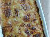 Gratin de pommes de terre aux lardons