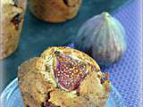 Muffins aux figues au chocolat-caramel