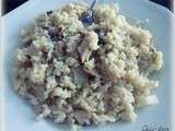 Risotto poulet/champignons