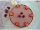 Tarte fraise-framboise curd