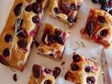 Focaccia mi figue – mi raisin